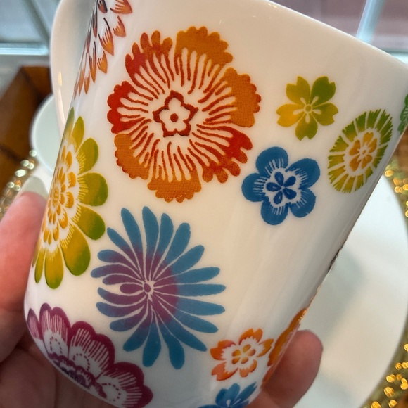 Villeroy and Boch Anmut Bloom Rare Discontinued Espresso Cups 4 Total - Picture 2 of 5